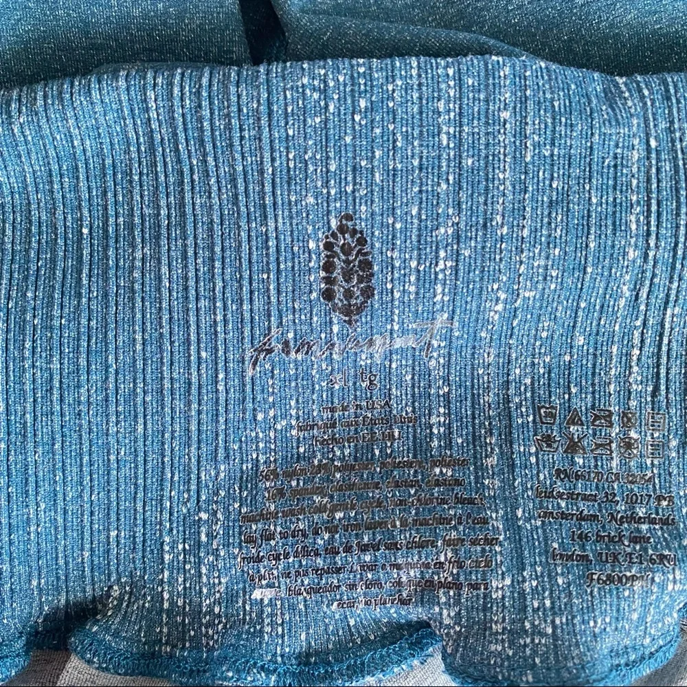 🚨LAST PAIR!🚨 NEW Free People Movement Good Karma Heathered Leggings - Picture 4 of 5